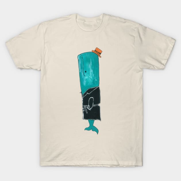 Mr. Whale T-Shirt by DoodlesAndStuff